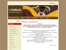 Tablet Screenshot of e-fretka.pl